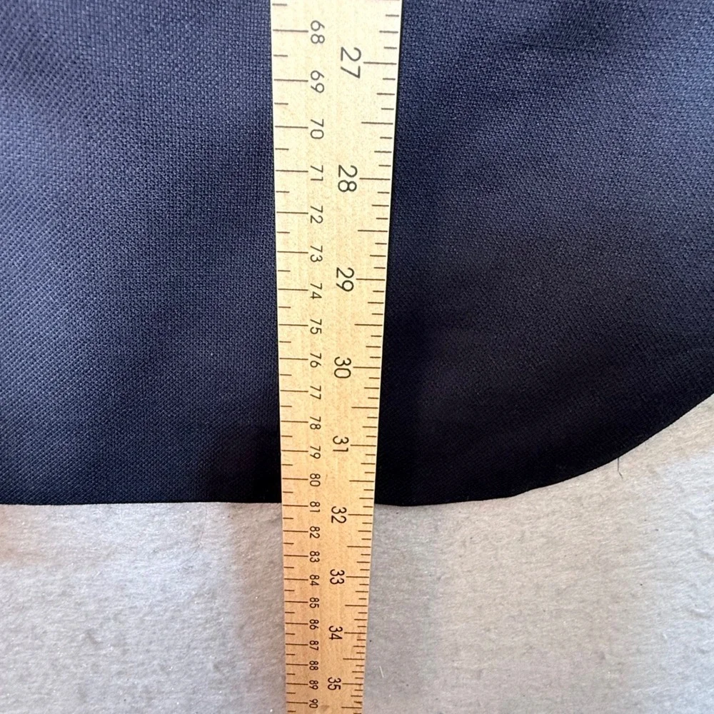 Hart Schaffner Marx Blazer 44L Navy Blue Tailored /‎ Made in USA Sport Coat